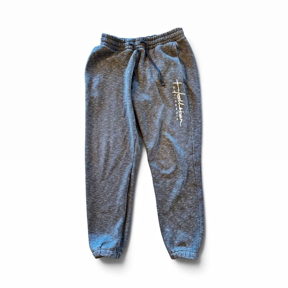 Hollister Must Have Collection Jogger Sweatpants Mens M Gray California Logo